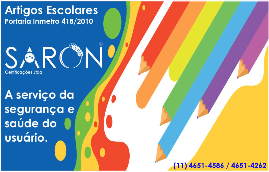 Certificação de Artigos Escolares SARON